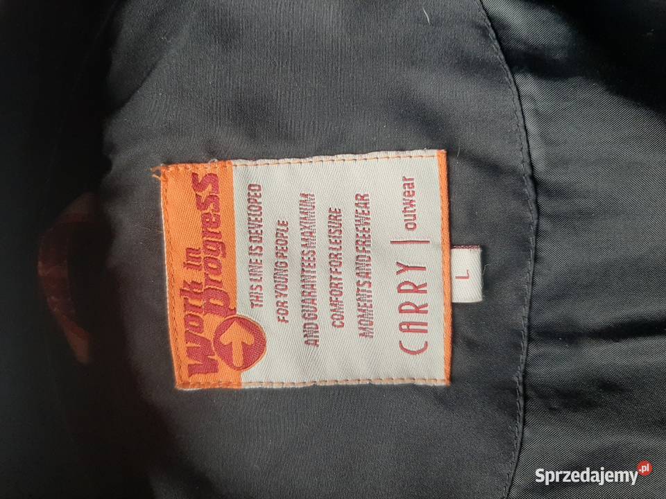 Czarna damska kurtka CARRY długa ciepła łódzkie