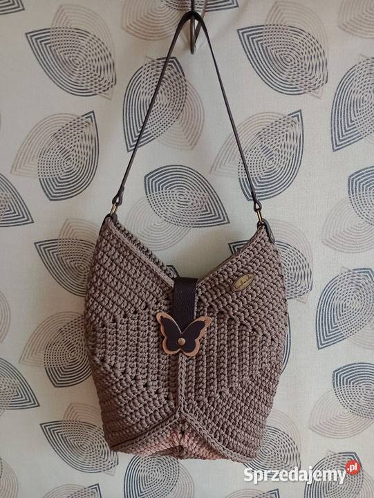 Sznurkowa torebka Handmade 30cm