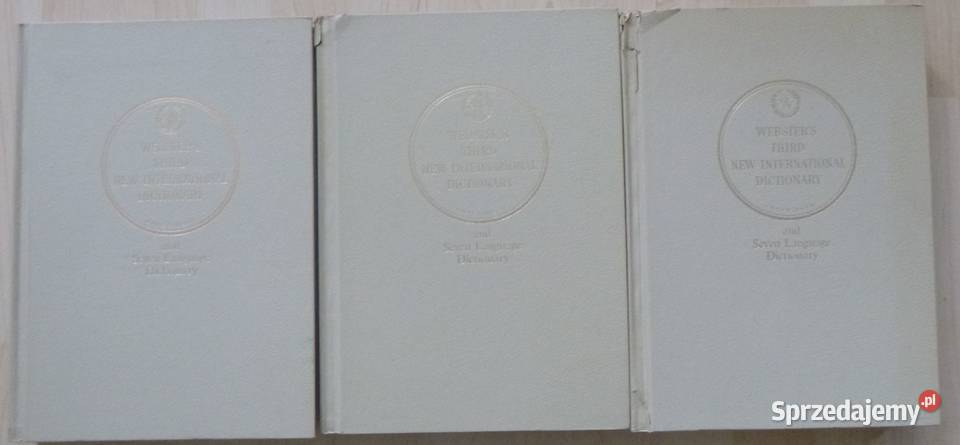 Websters Third International Dictionary t 13 Warszawa sprzedam