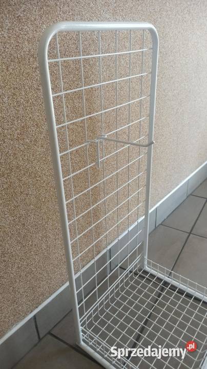 Haczyk do kraty biały z drutu do ekspozycji Sklep Mrzezino