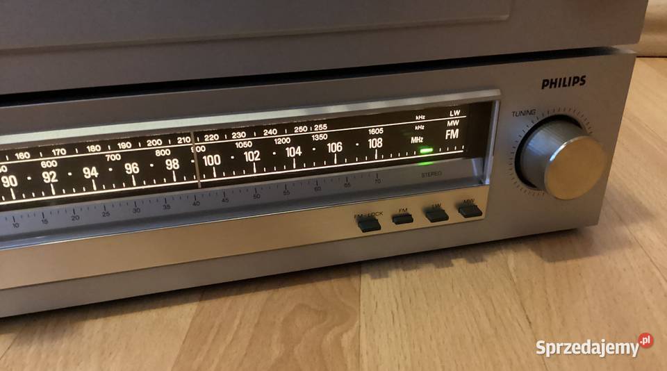 PHILIPS Wzmacniacz F4110 Tuner F2110 SPRAWNY Wzmacniacze i pokrewne Gdynia sprzedam