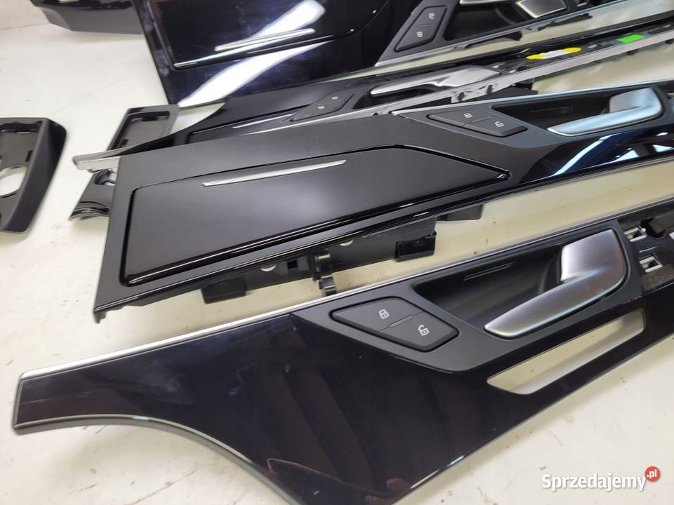 DEKOR DEKORY AUDI A8 D4 PIANO BLACK ORYGINAŁ Przystajń