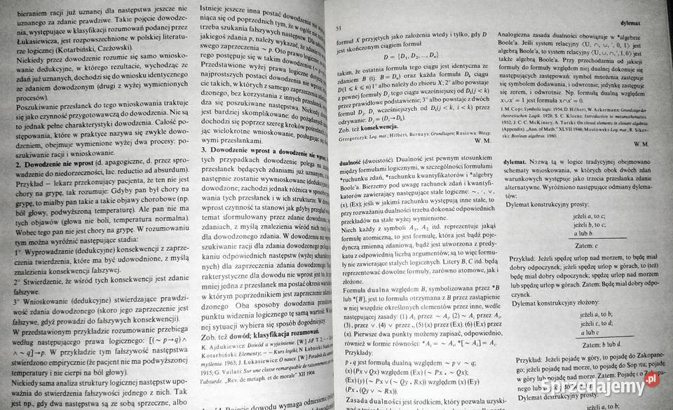 Mała encyklopedia logiki Kazimierz Czarnota i twarda z obwolutą lubelskie Chełm sprzedam