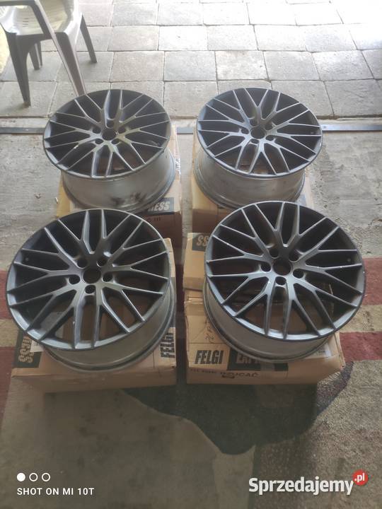 Alufelgi 4G9601025K AUDI 85 x 19H2 ET43 2 opony aluminiowe dolnośląskie Milicz