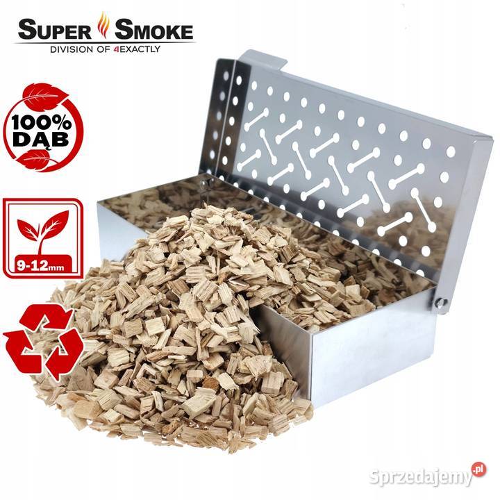 Zrębki Wędzarnicze Super Smoke DĄB KL10 912mm