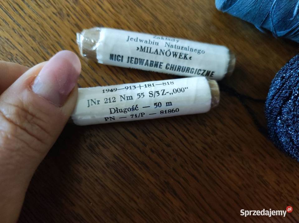 nici chirurgiczne Milanówek mulina wełna włóczka świętokrzyskie Kielce