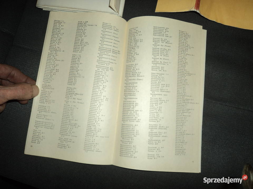 Ostatnie wydanie mapy ZSRR przed jego rozpadem małopolskie Nowy Sącz