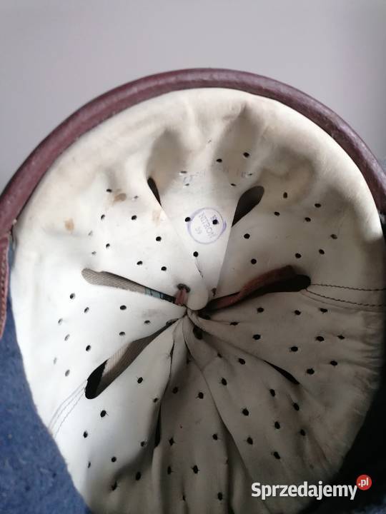 Kask orzeszek PRL wsk motorynka Bolimów