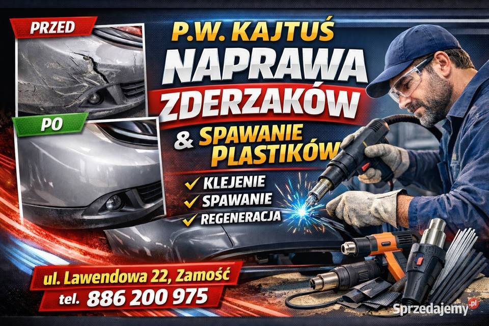 Spawanie i Naprawa PLASTIKU Zamość