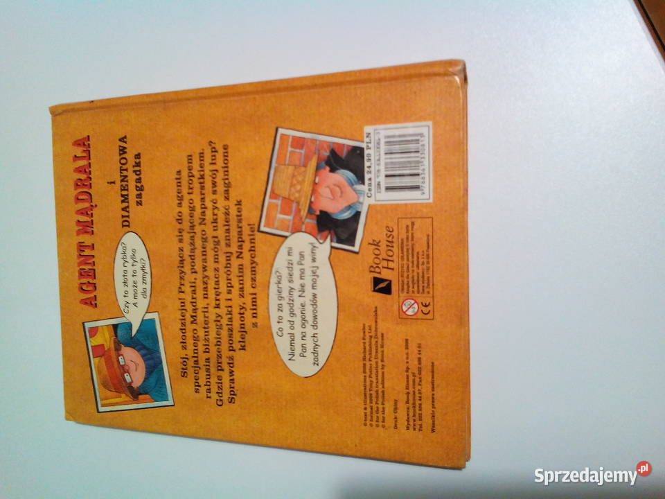 Książka z ruchomymi obrazkami Agent Mądrala Wałbrzych