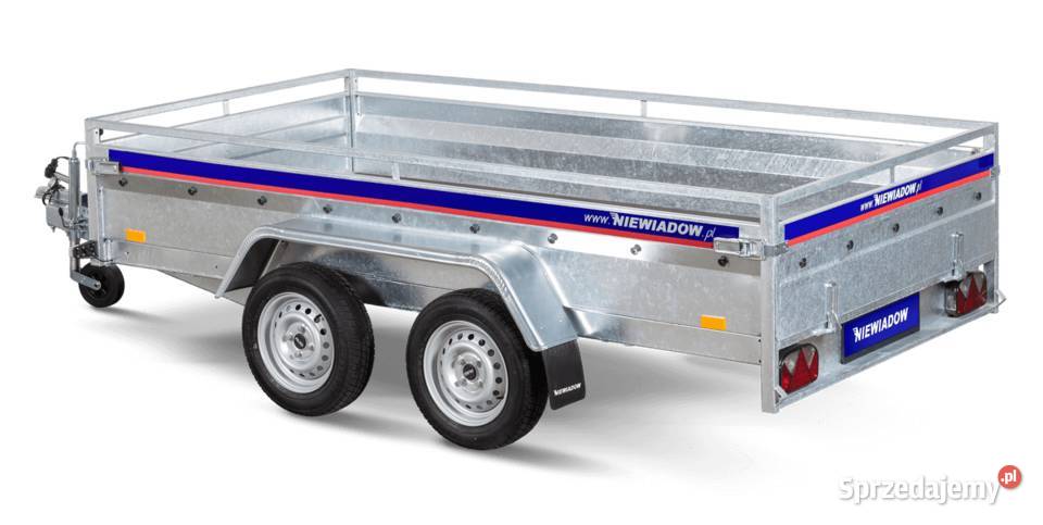 Przyczepa dwuosiowa Niewiadów Majster BC7530T burtowe Szczecin