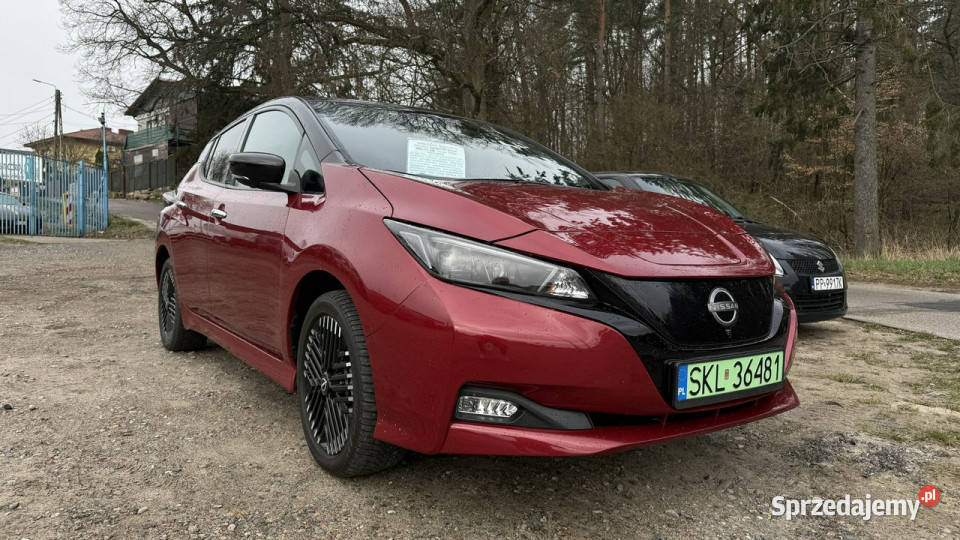 Nissan Leaf 62kwh Tekna wersja kamery 360 skóry pomorskie Gdańsk