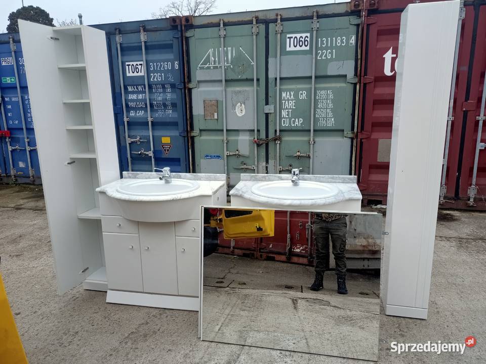 Meble łazienkowe komplet dwa zestawy jeden Wola Zarczycka