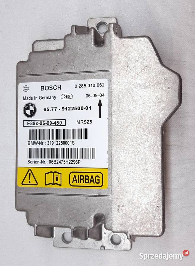 Sterownik Sensor Airbag BMW E87 E90 E91 Mielęcin sprzedam