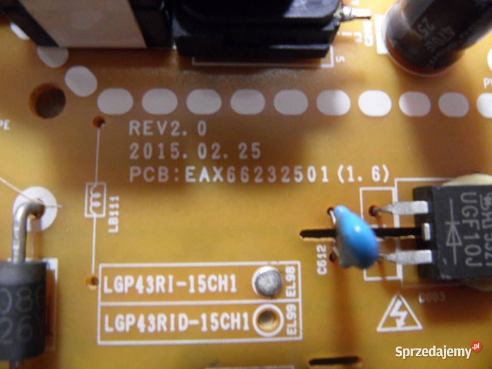 zasilacz telewizora LG 43LF632V EAX66232501 świętokrzyskie