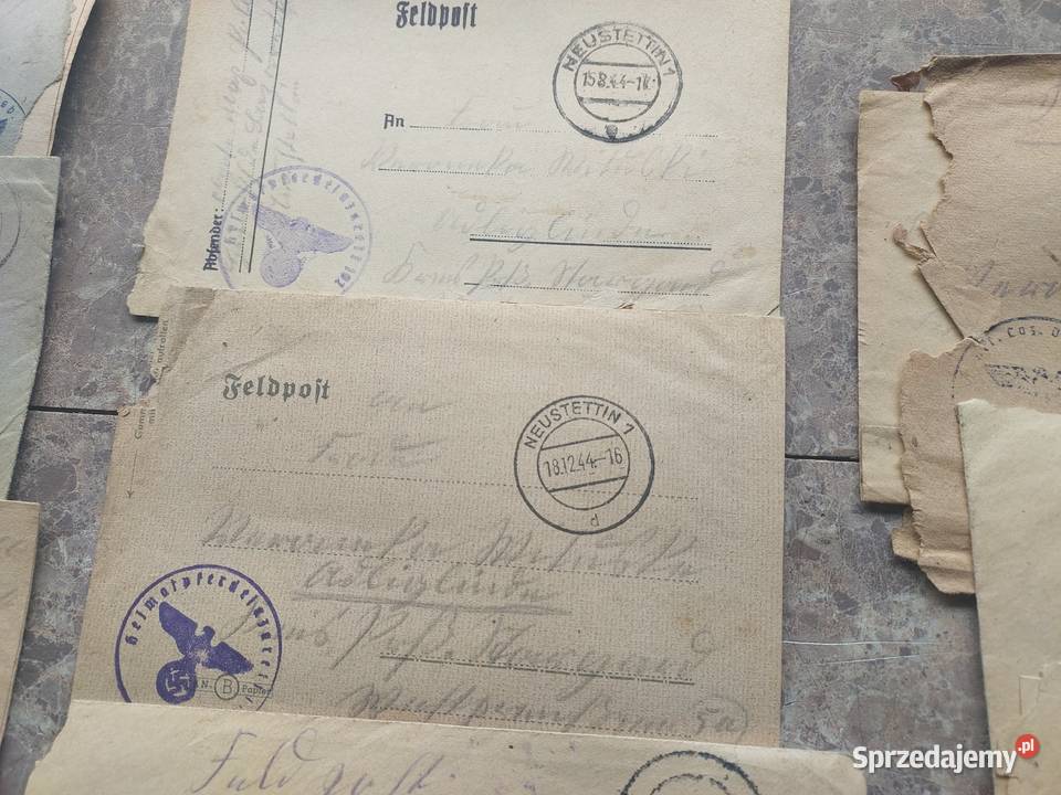Zestaw 23 listy 2WŚ 194344r Neustettin Danzig sprzedam