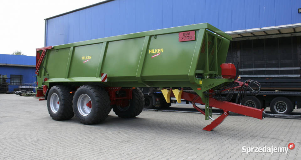 Przyczepa rolnicza HILKEN BW5500 ruchoma ściana Rolnictwo Lipiany