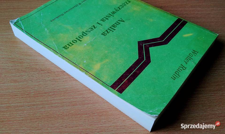 Analiza rzeczywista i zespolona Walter Rudin Gdańsk
