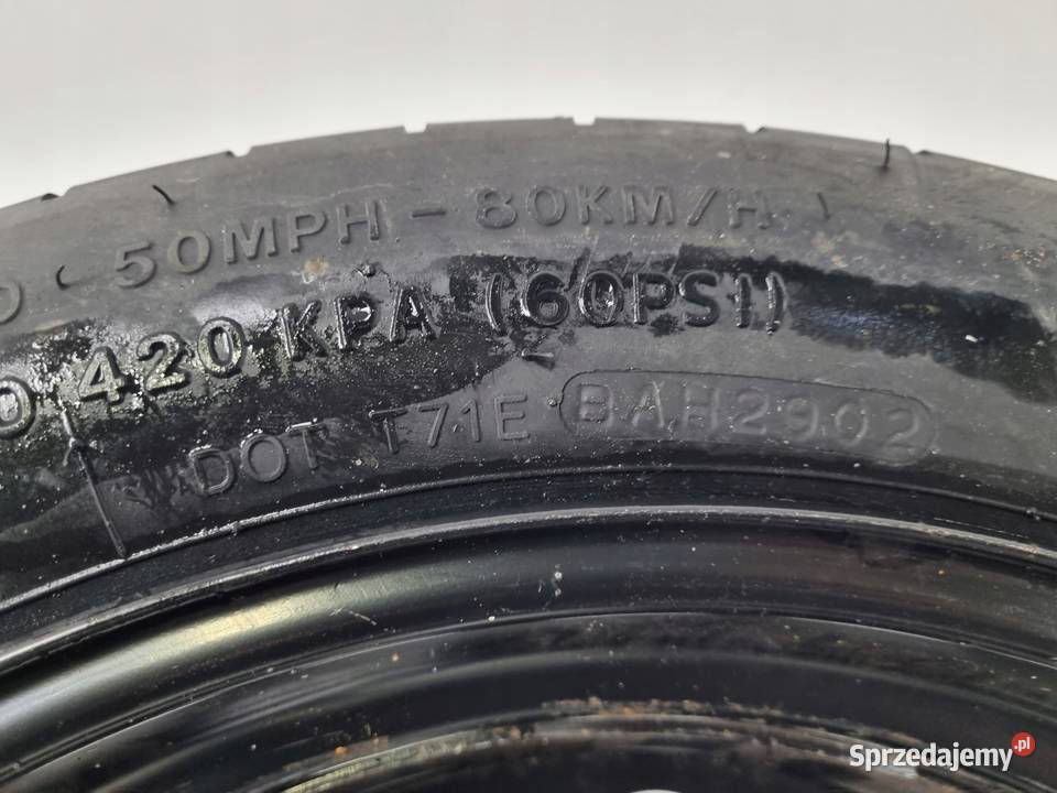 KOŁO DOJAZDOWE 12580 R17 9209872 5x108 Chełm