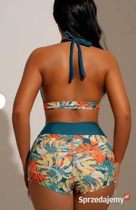 Strój kąpielowy dwuczęściowy wysoki stan XL 42 Płock