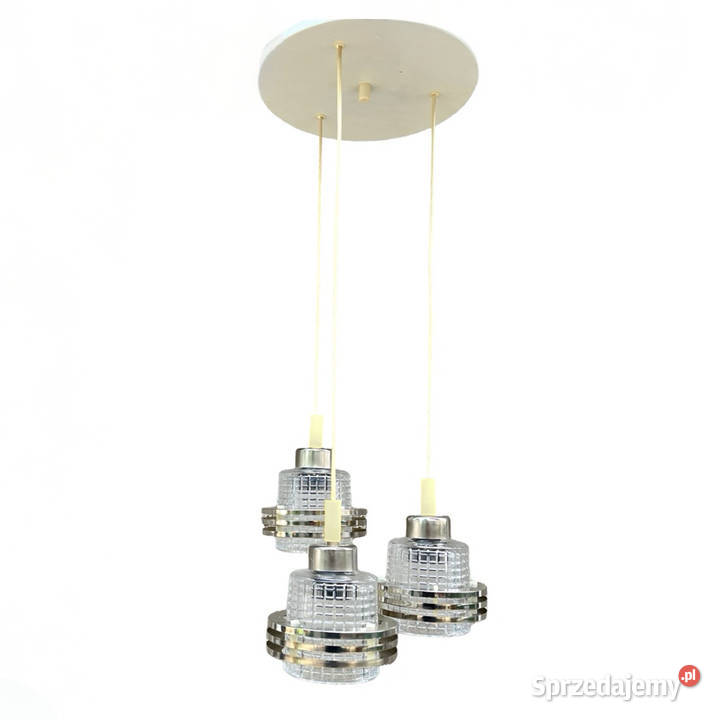 Żyrandol kaskadowy midcentury modern Pokrok Lampy wiszące Warszawa