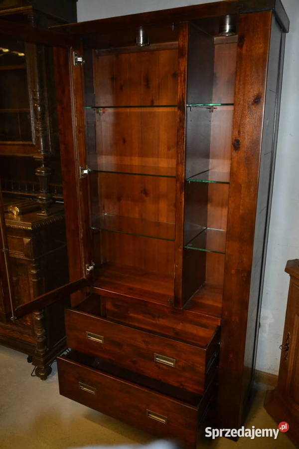 witryna kolonialna lite drewno Będzin