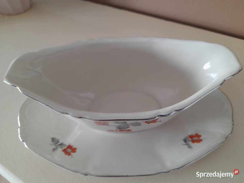Porcelanowa sosjerka vintage Czechoslovakia