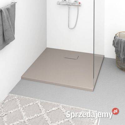 vidaXL Brodzik prysznicowy SMC brązowy 90 x 80 Brodziki Warszawa