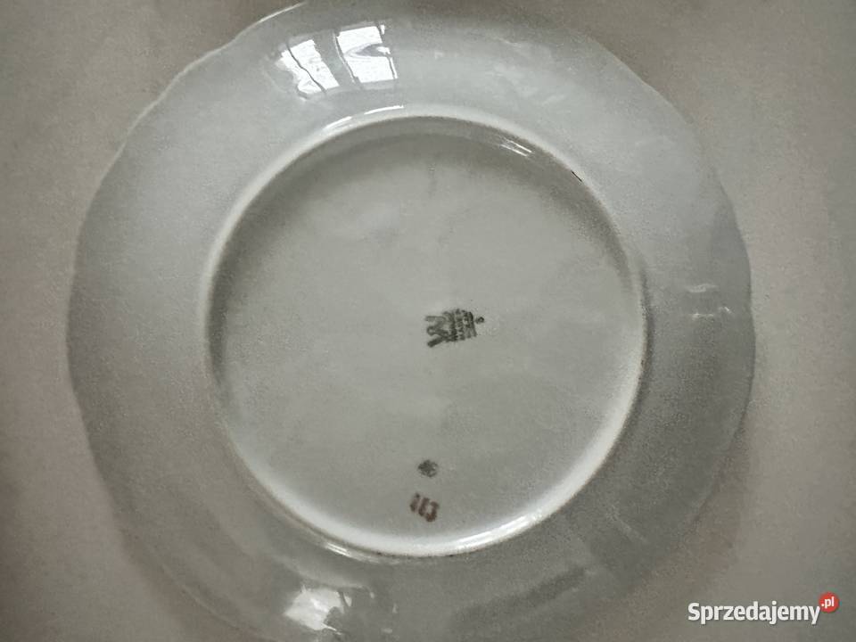 Talerze porcelanowe Wawel z lat PRLu Łódź
