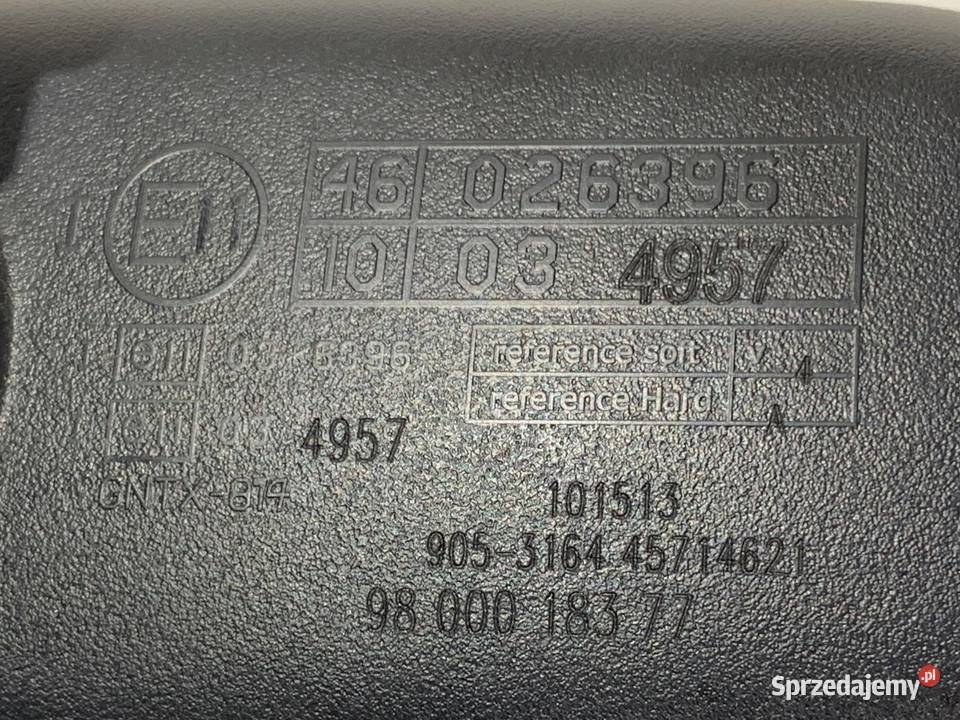 LUSTERKO WEWNĘTRZNE PEUGEOT 308 II 9800018377 sprzedam