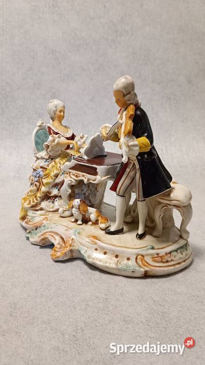 Grafenthal Porcelanowa Figura Barokowa Para Świnoujście