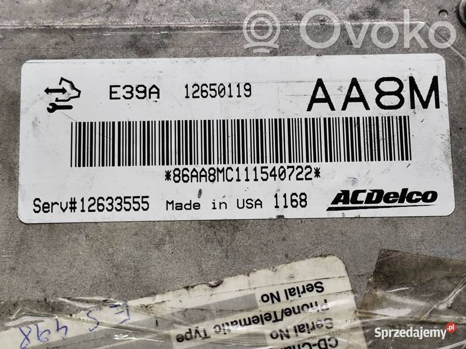 Opel Insignia A 20 STEROWNIK KOMPUTER SILNIKA