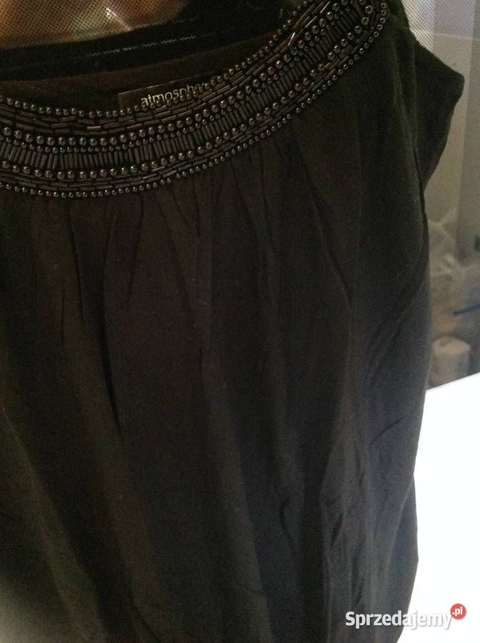 Top Bluzka Czarna Damska ATMOSPHERE S NOWA Nowa Sól