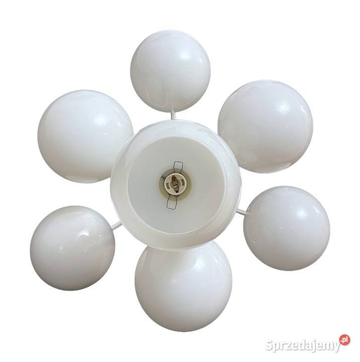 Lampa wisząca 7 szklanych kloszy małopolskie Kraków