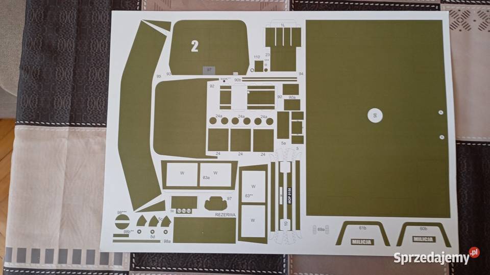 Modelik pojazdu polskiej policji Hydromil II Warszawa