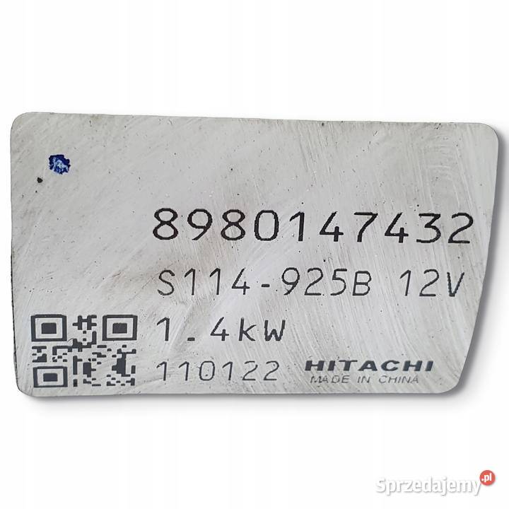 ROZRUSZNIK Opel Zafira B 17 CDTI 8980147432 lubelskie Chełm