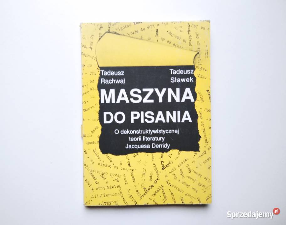 MASZYNA DO PISANIA T Rachwał T Sławek pomorskie