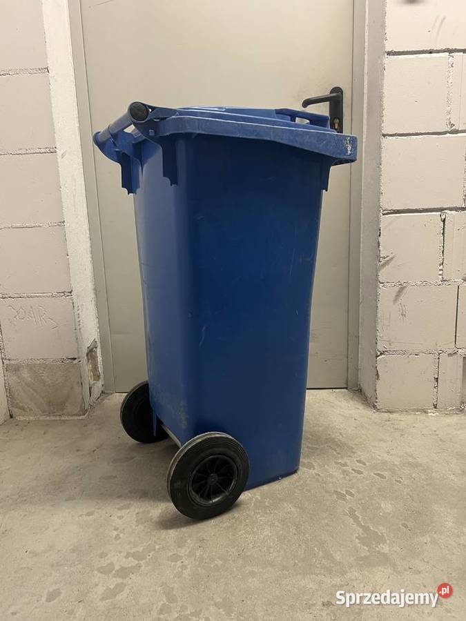 Pojemnik niebieski na odpady 120 l Warszawa sprzedam