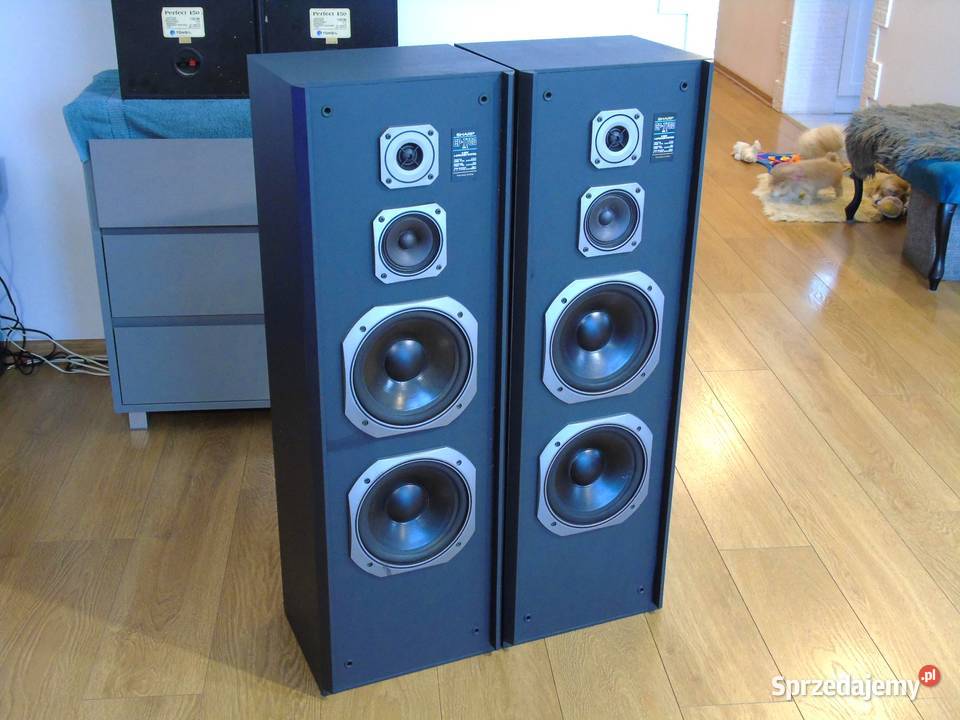 Kolumny stereo SHARP CP7700 śliczne i mocne 2 x