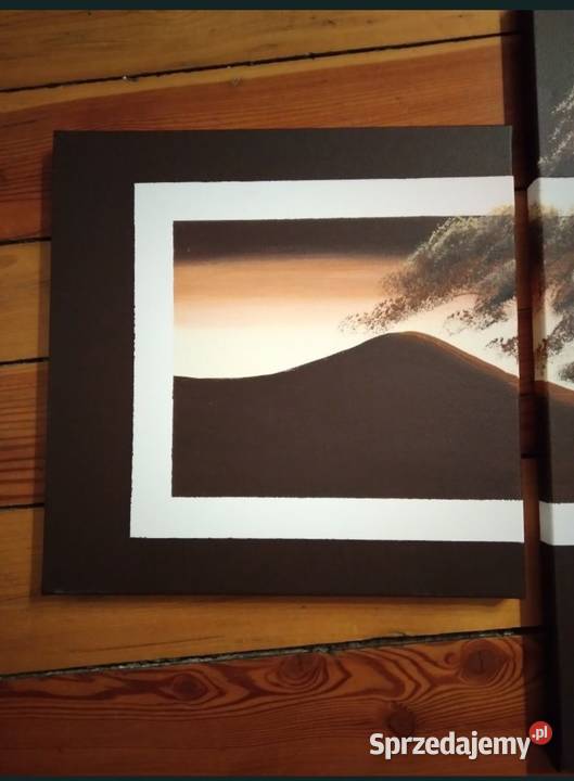 Sprzedam obraz na płótnie brązowy Nowa Ruda