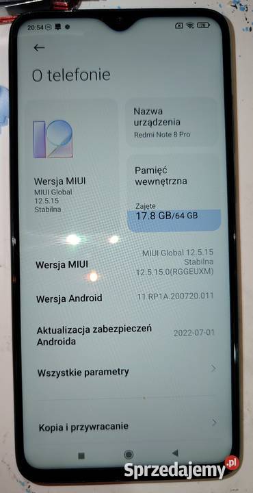 Smartfon Xiaomi Redmi Note 8 Pro 664GB Zielony Szczecin