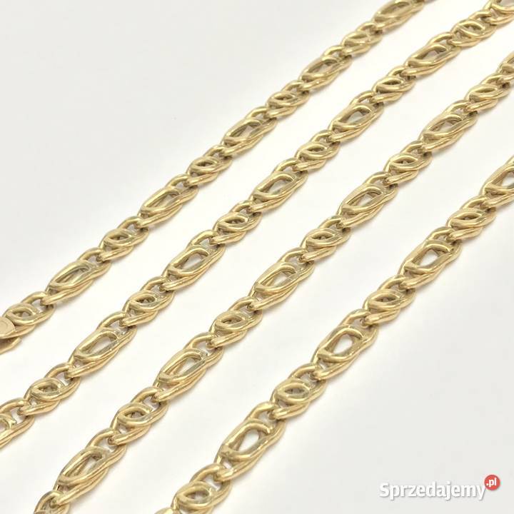 Złoty ŁAŃCUSZEK damski 750 18K cudowny splot mazowieckie