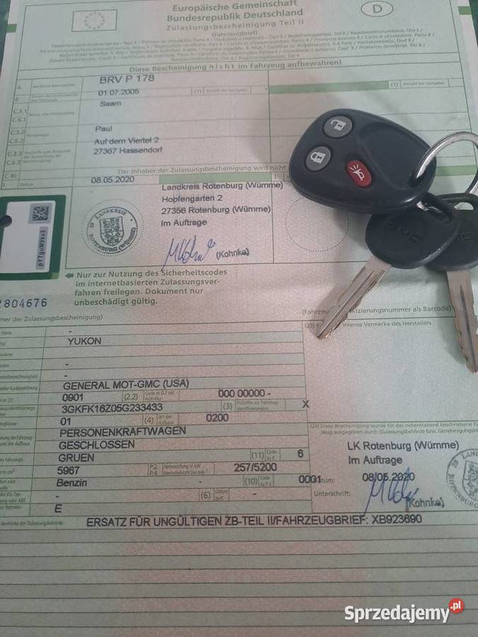 GMC Yukon XL 60 V8 2005r Yukon Lublin