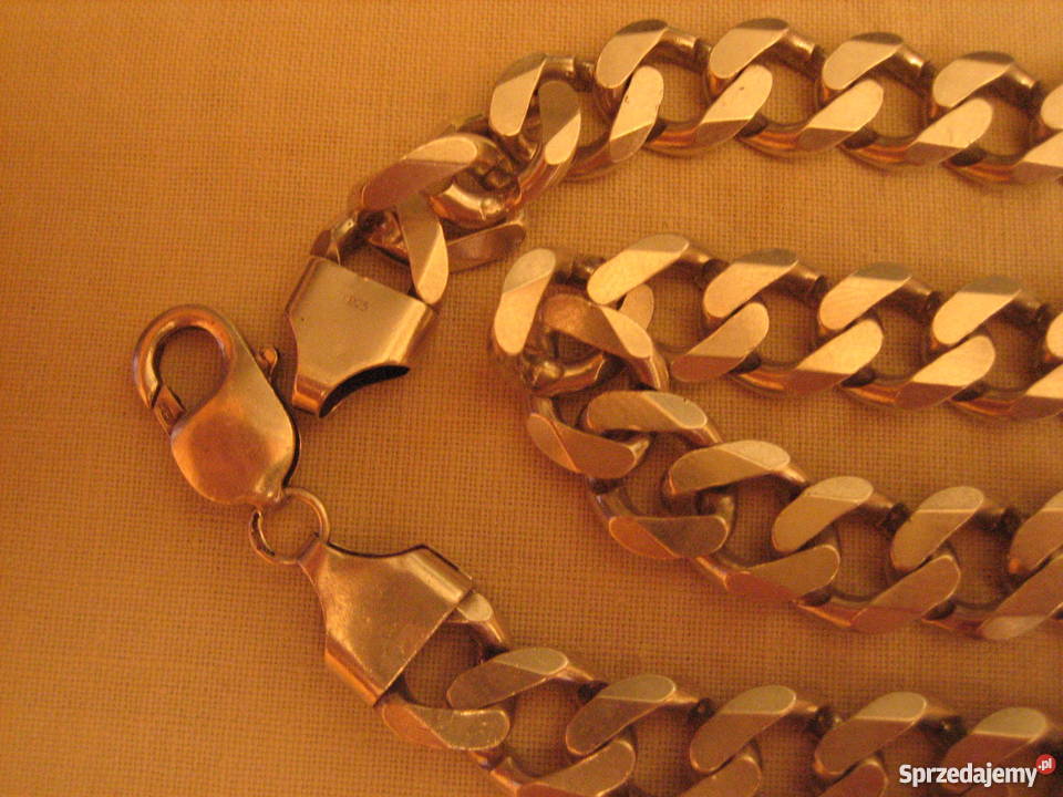 Łańcuch srebro próby 925 89gram Bydgoszcz
