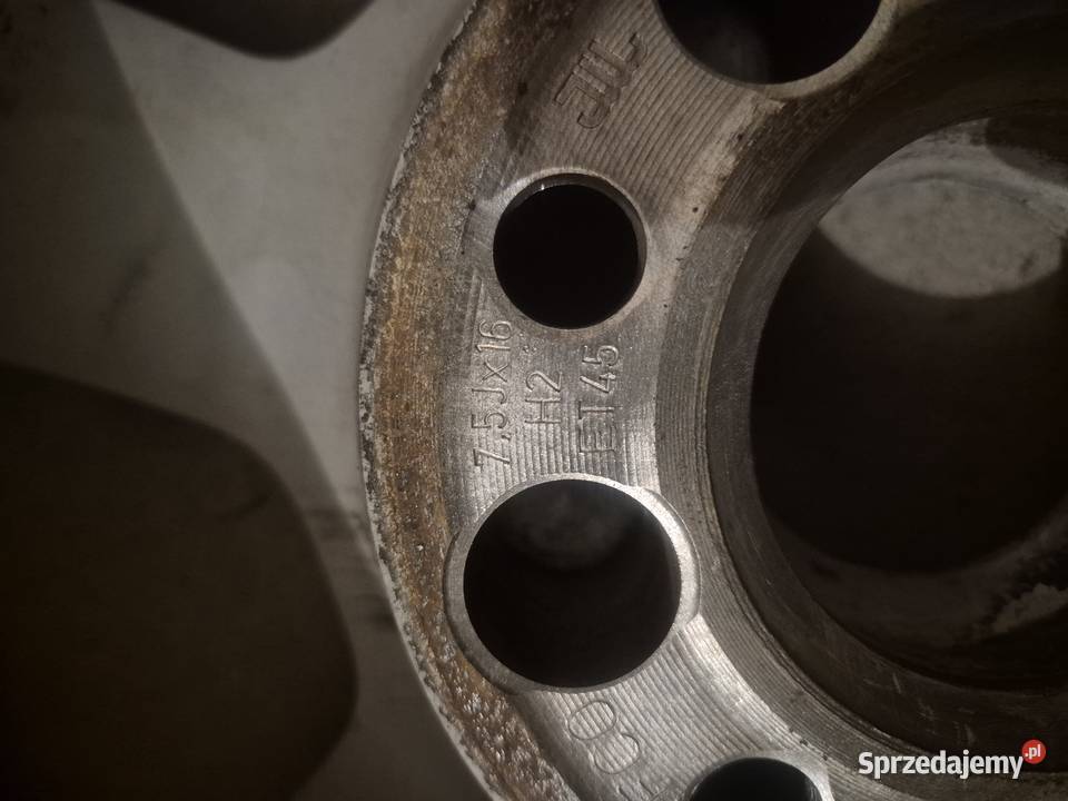 Felgi audi vw 5x112 16 opony letnie Hrubieszów
