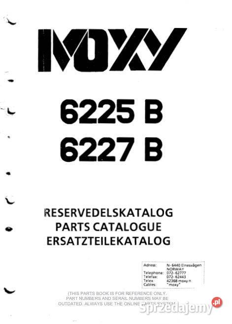 MOXY 622B 6227B instrukcja obsługi DTR naprawy świętokrzyskie Kielce
