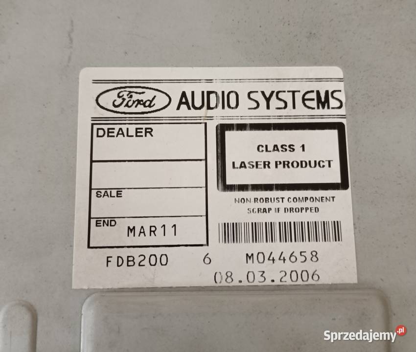 Radio FORD 6000CD KW2000 Suwałki