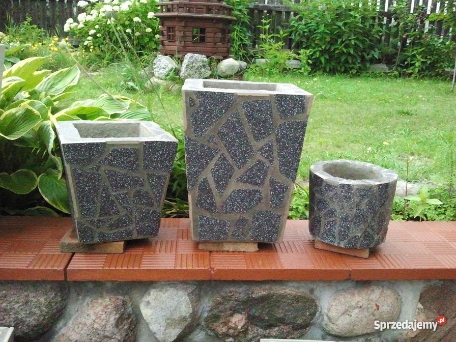 Donice z kamienia Meble ogrodowe Pisz