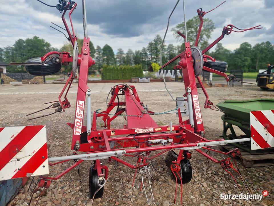 Przetrząsarka Stoll Z585 Pro 4gwiazdowa składana Zgrabiarki i przetrząsacze Osiek Mały sprzedam