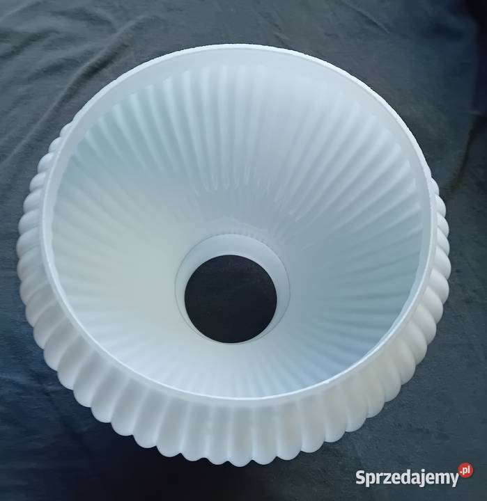 Kanelowany klosz do lampy Aladyn szkło warstwowe Koźminek